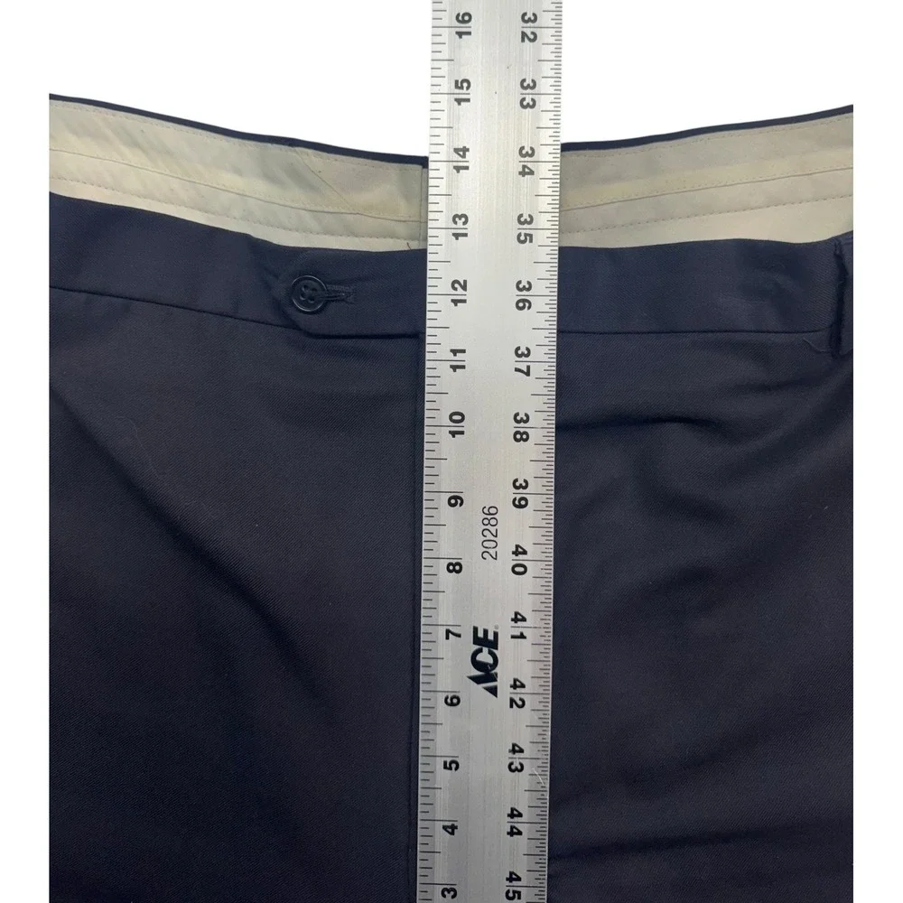 Joseph Feiss 48x30 Navy Blue Dress Suit Pants Trousers Classic Fit Flat Front